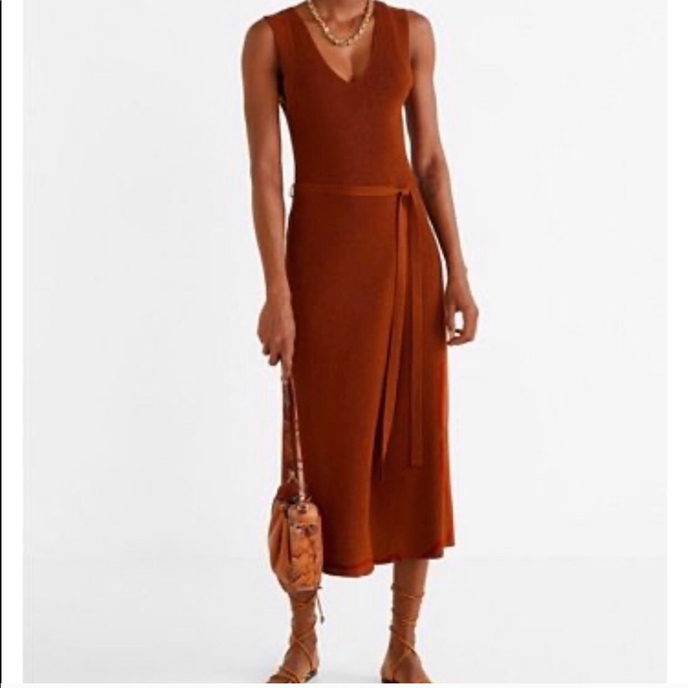 MANGO knit long dress